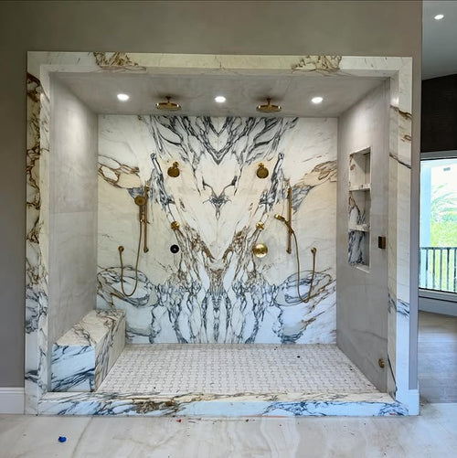 Slab Shower Wall
