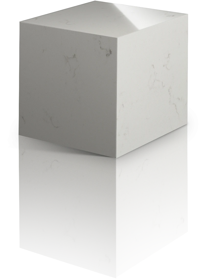 Silestone Ariel quartz surface with white marble-like veining and polished finish — engineered quartz countertops fabricated and installed by Signature Stone LV