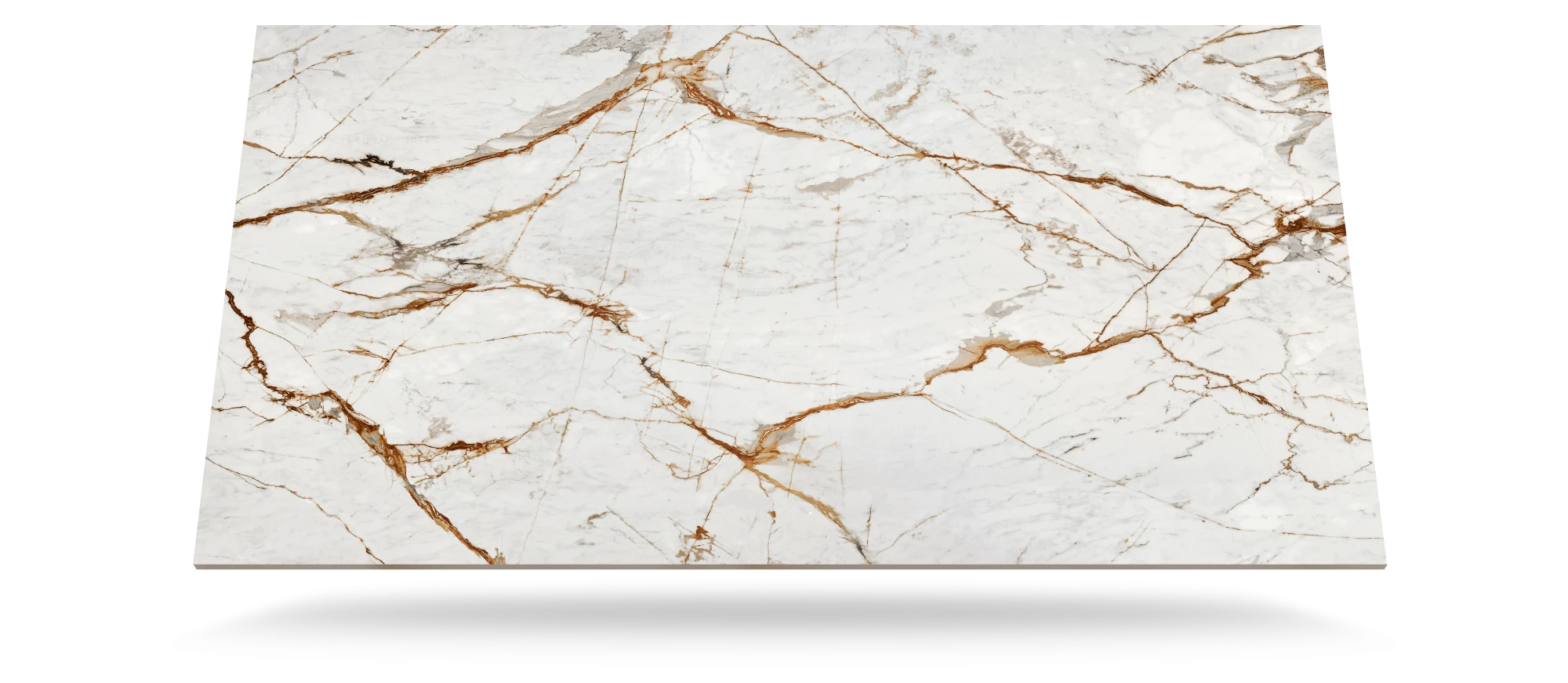 Dekton Awake slab featuring white base with golden brown veining and polished finish — premium dekton kitchen countertops by Signature Stone Las Vegas
