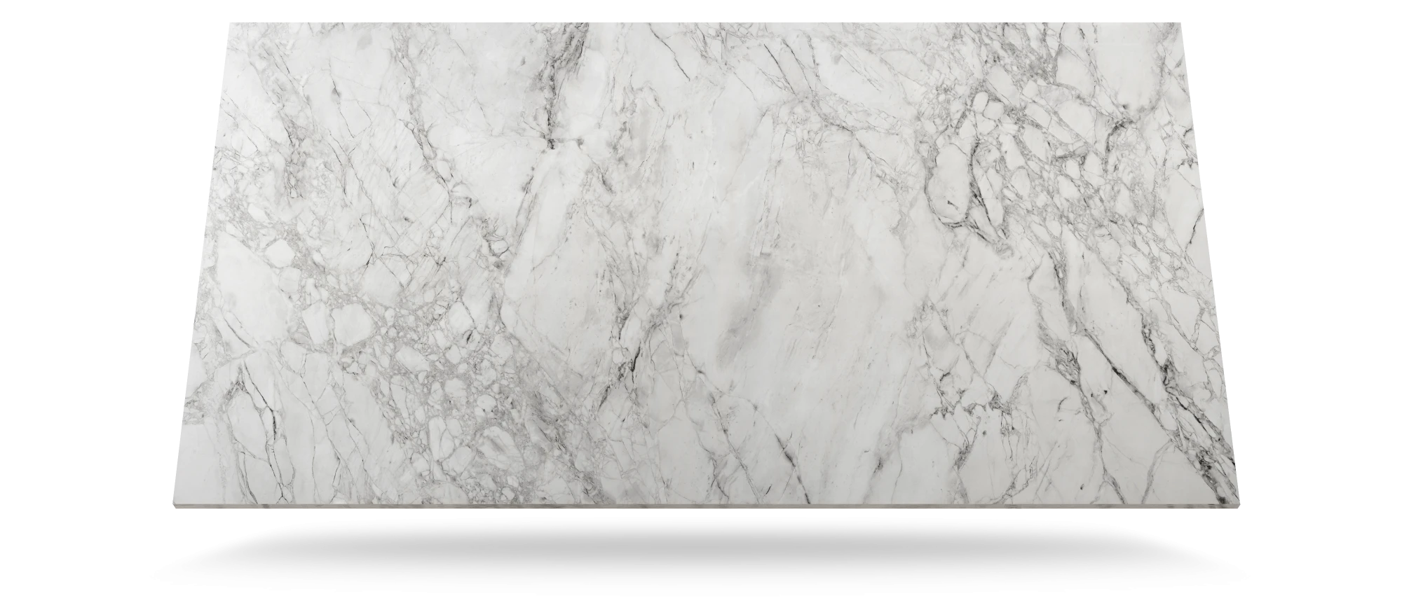 Dekton Bergen slab with white marble-look veining and polished finish — premium dekton countertops installed by Signature Stone Las Vegas