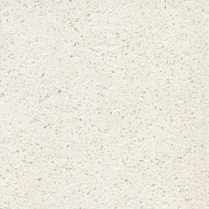 Silestone Blanco Maple quartz surface with cream white base and subtle gray speckled pattern — premium quartz countertops installed by Signature Stone Las Vegas