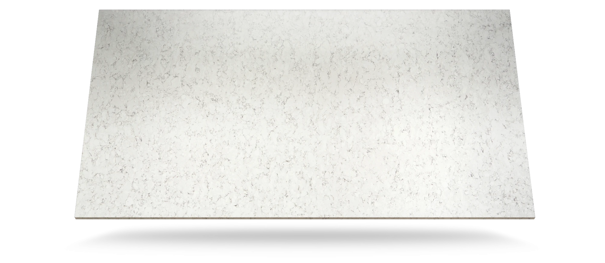 Silestone Blanco Orion slab with white background and subtle gray veining — premium quartz countertops installed by Signature Stone Las Vegas