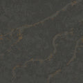 Silestone Bohemian Flame surface featuring dark charcoal base with golden veining and matte finish — quartz countertops installed by Signature Stone Las Vegas