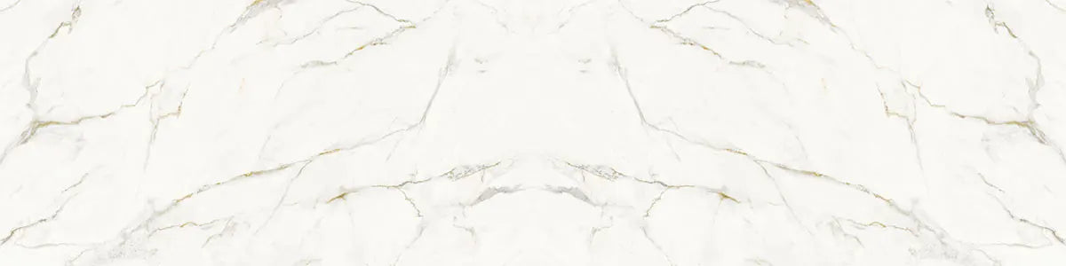 Calacatta Oro Premium marble slab with elegant white background and golden veining — luxury custom countertops fabricated and installed by Signature Stone LV