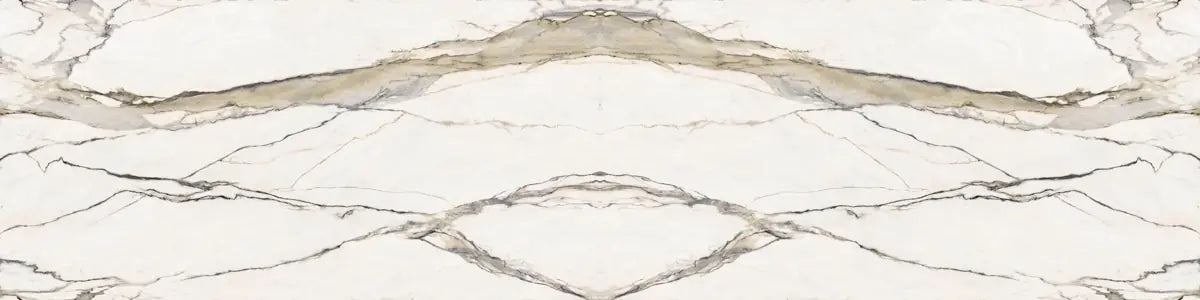 Calacatta Gold Premium marble slab with white base and gold veining — luxurious stone countertops installed by Signature Stone Las Vegas
