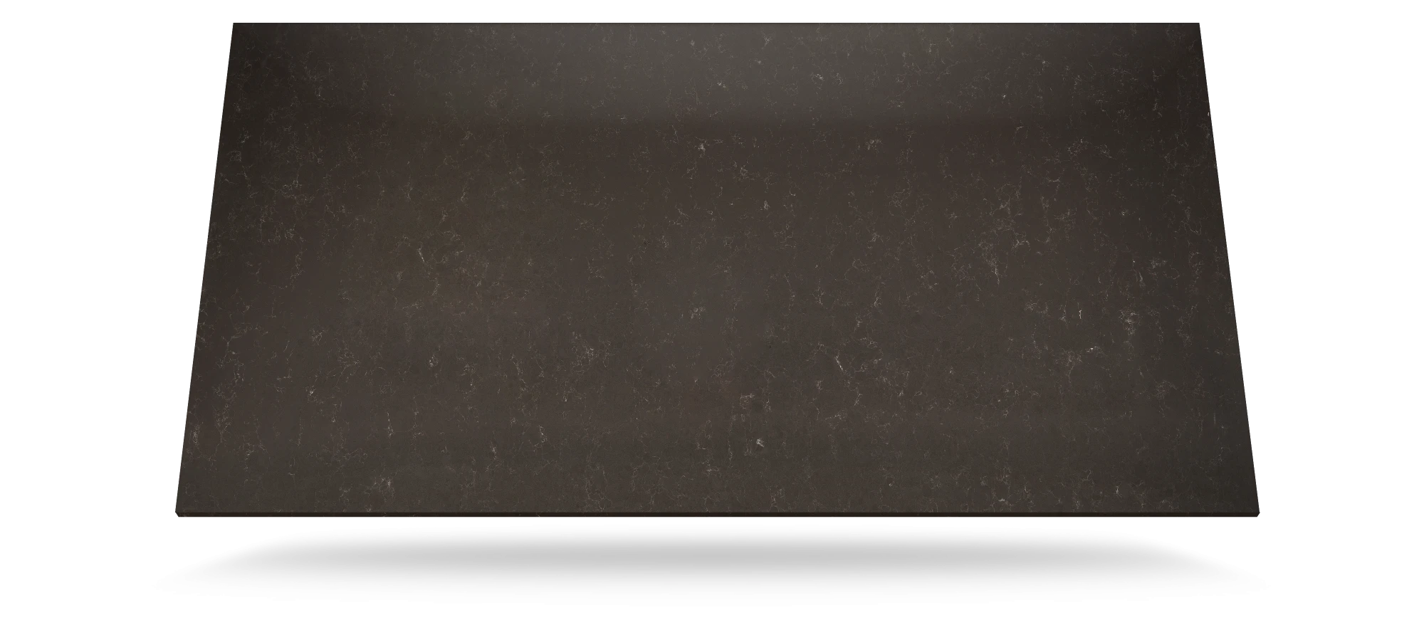 Silestone Calypso quartz slab with dark charcoal surface and subtle speckled pattern — premium quartz countertops installed by Signature Stone Las Vegas