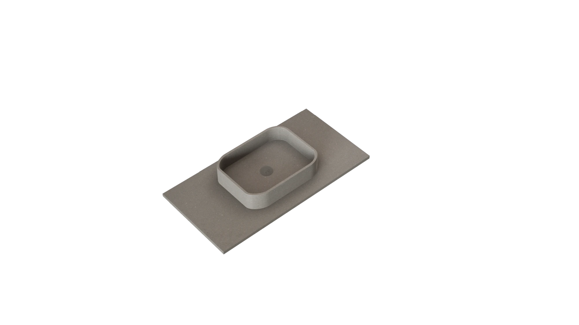Silestone Camden quartz bathroom vanity top in warm taupe with vessel sink and matte finish — quartz countertops near me by Signature Stone Las Vegas