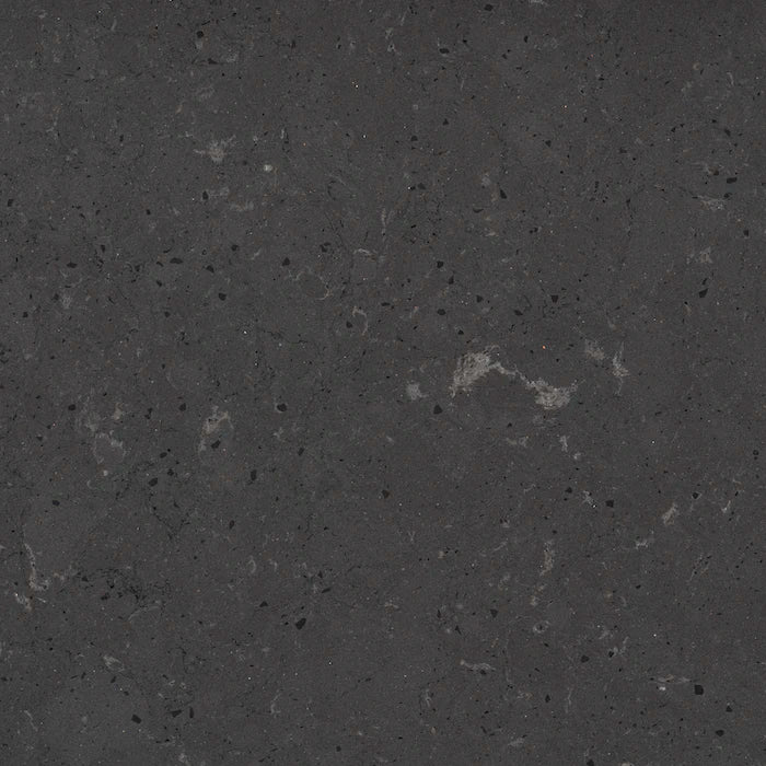 Silestone Cinder Craze surface with dark charcoal base and white veining pattern — premium quartz countertops installed by Signature Stone Las Vegas