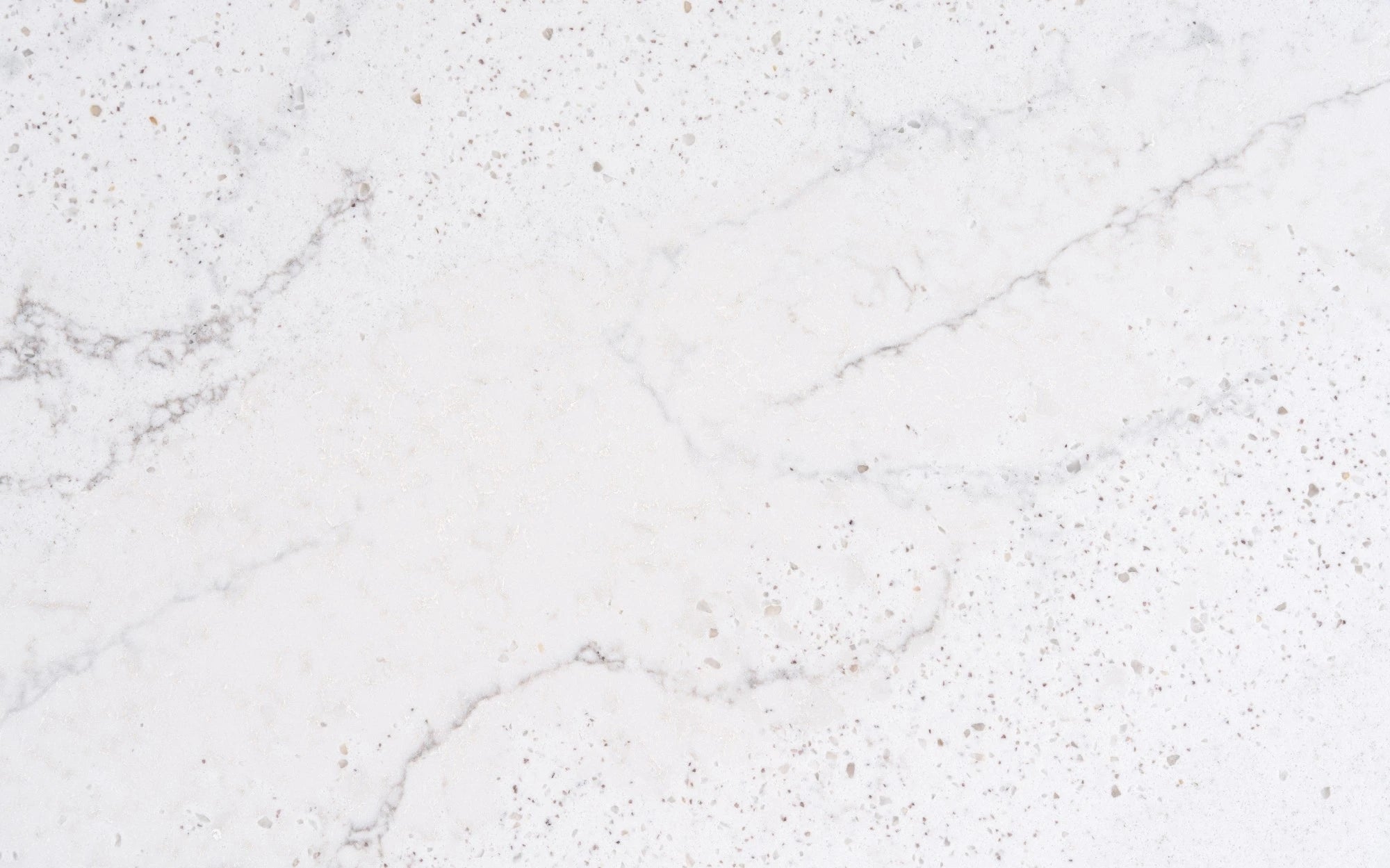 Silestone Eclectic Pearl countertop surface with white marble-like veining and subtle speckled finish — premium quartz countertops installed by Signature Sto...