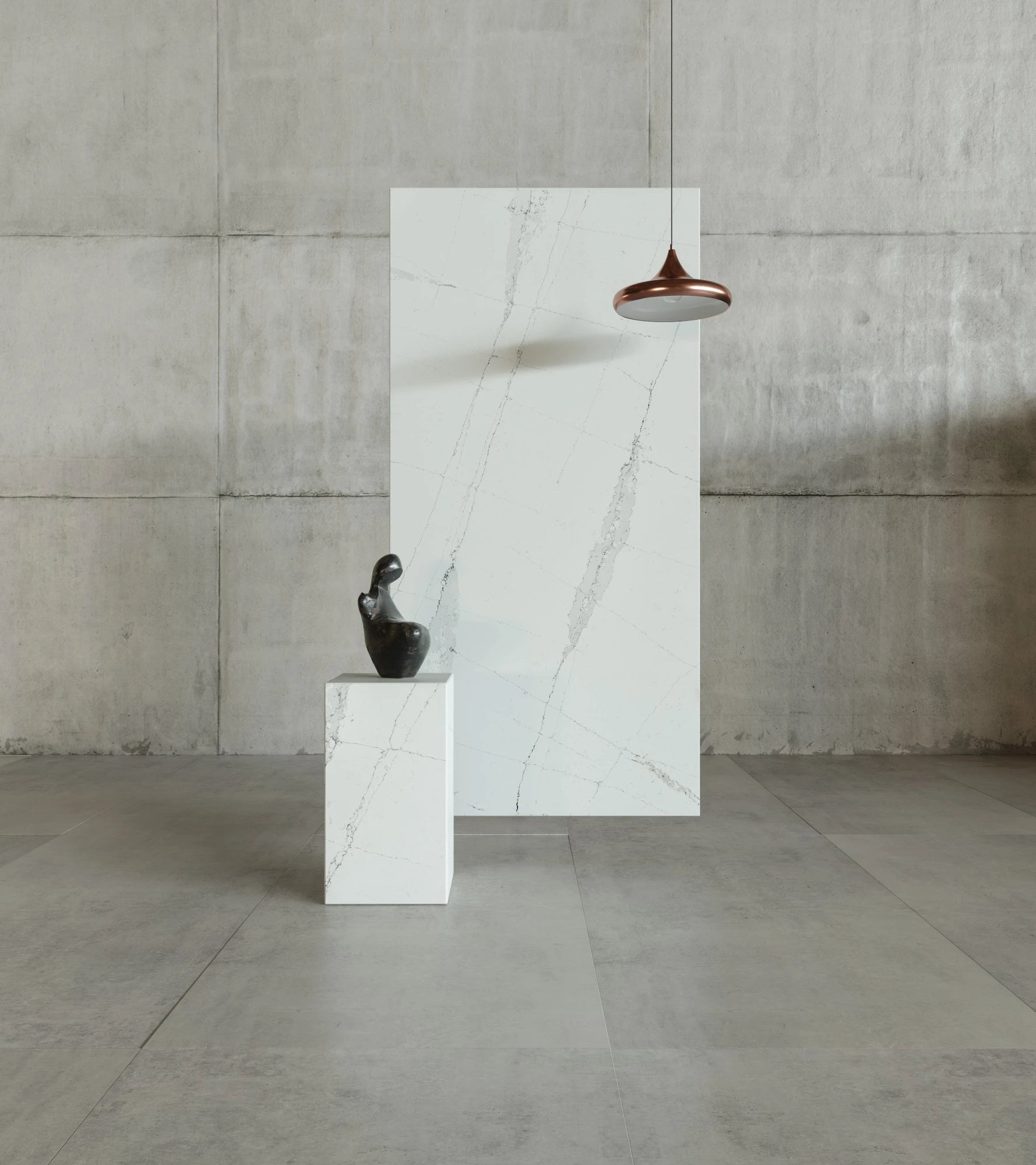 Silestone Ethereal Dusk quartz slab with white base and gray veining in modern interior setting — quartz countertops near me by Signature Stone Las Vegas