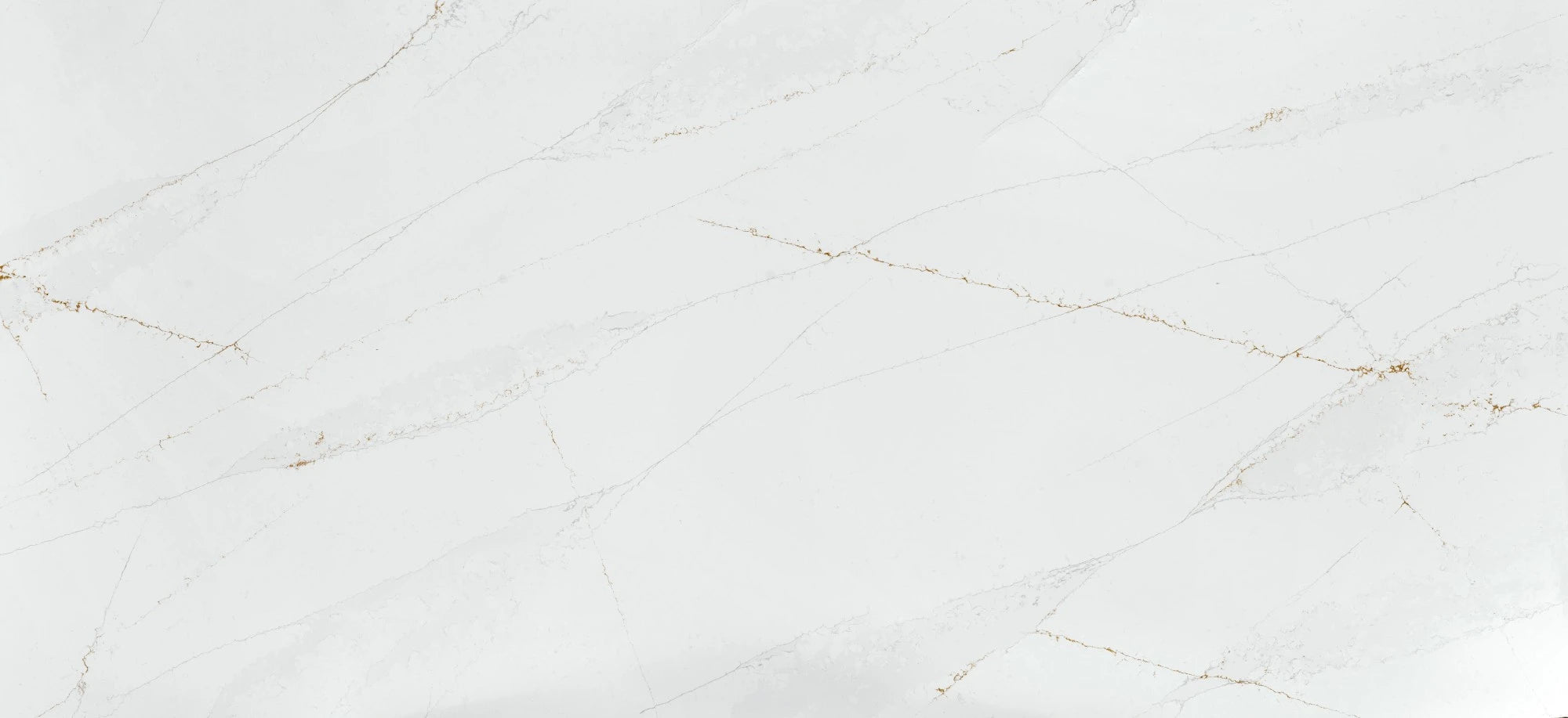 Silestone Ethereal Glow surface with soft white background and subtle golden veining — premium quartz countertops installed by Signature Stone Las Vegas