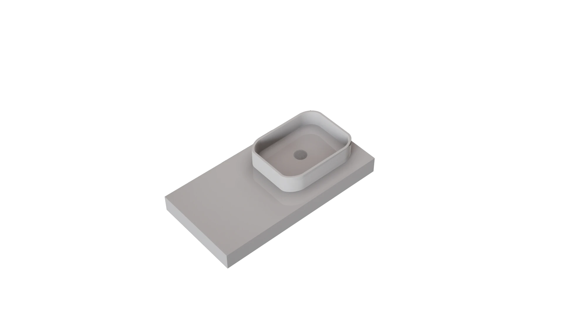 Silestone Iconic White bathroom vanity with vessel sink in clean white finish — engineered quartz countertops fabricated and installed by Signature Stone LV