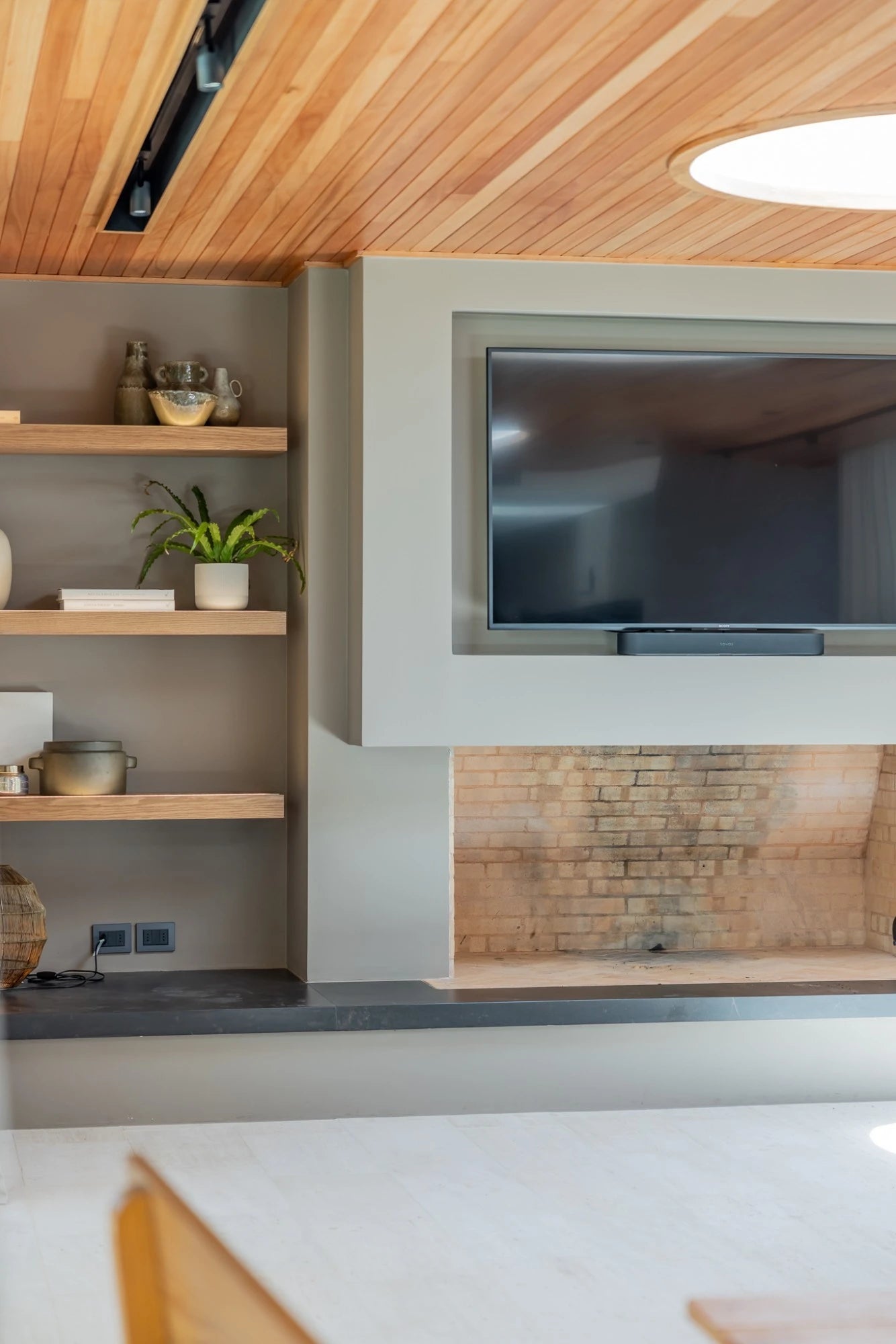 Dekton Kelya countertop in modern kitchen with gray finish and straight edges — premium dekton surfaces fabricated and installed by Signature Stone LV