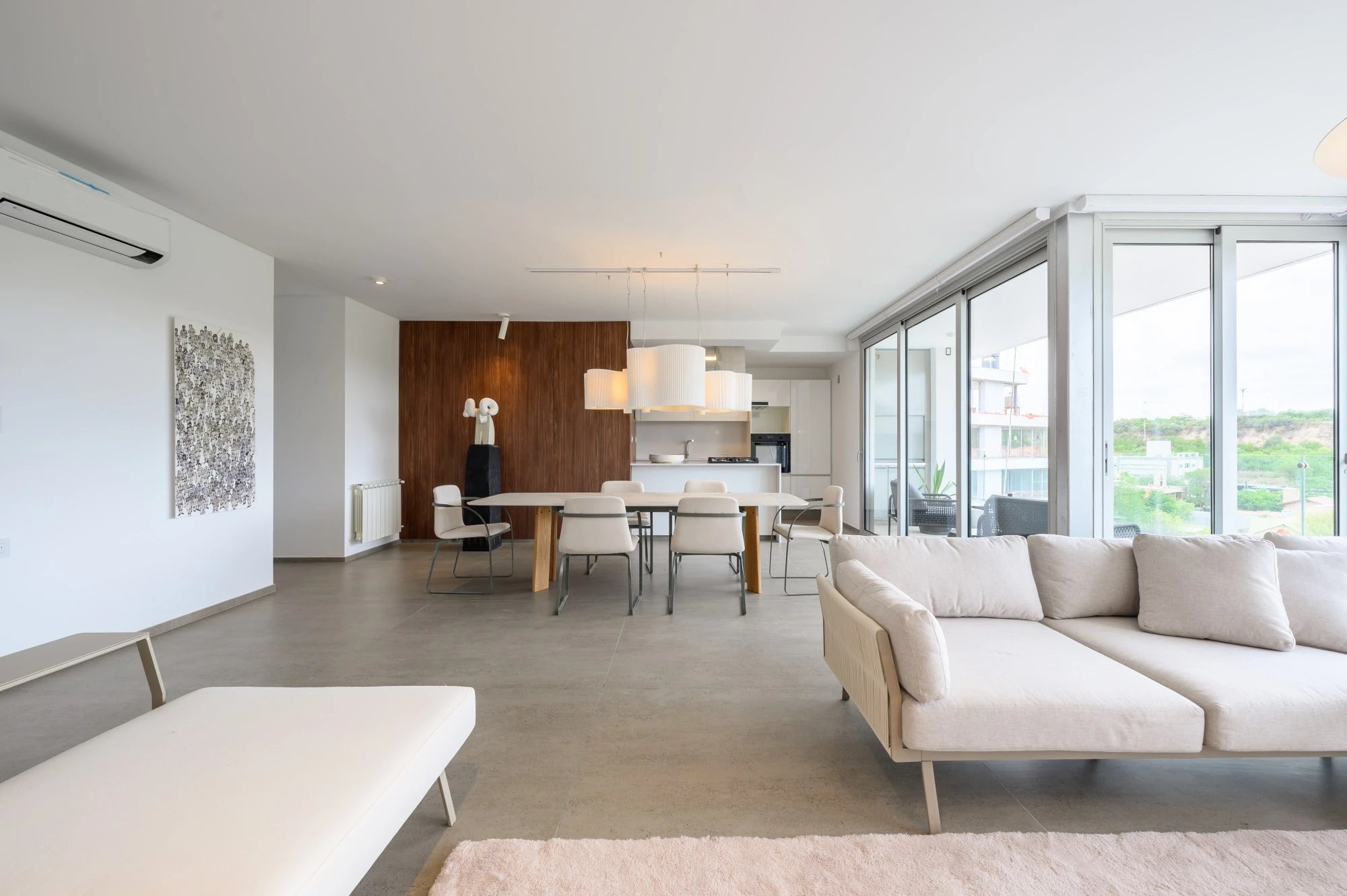 Dekton Keon kitchen island with clean white surface and matching cabinetry — premium dekton kitchen countertops by Signature Stone Las Vegas