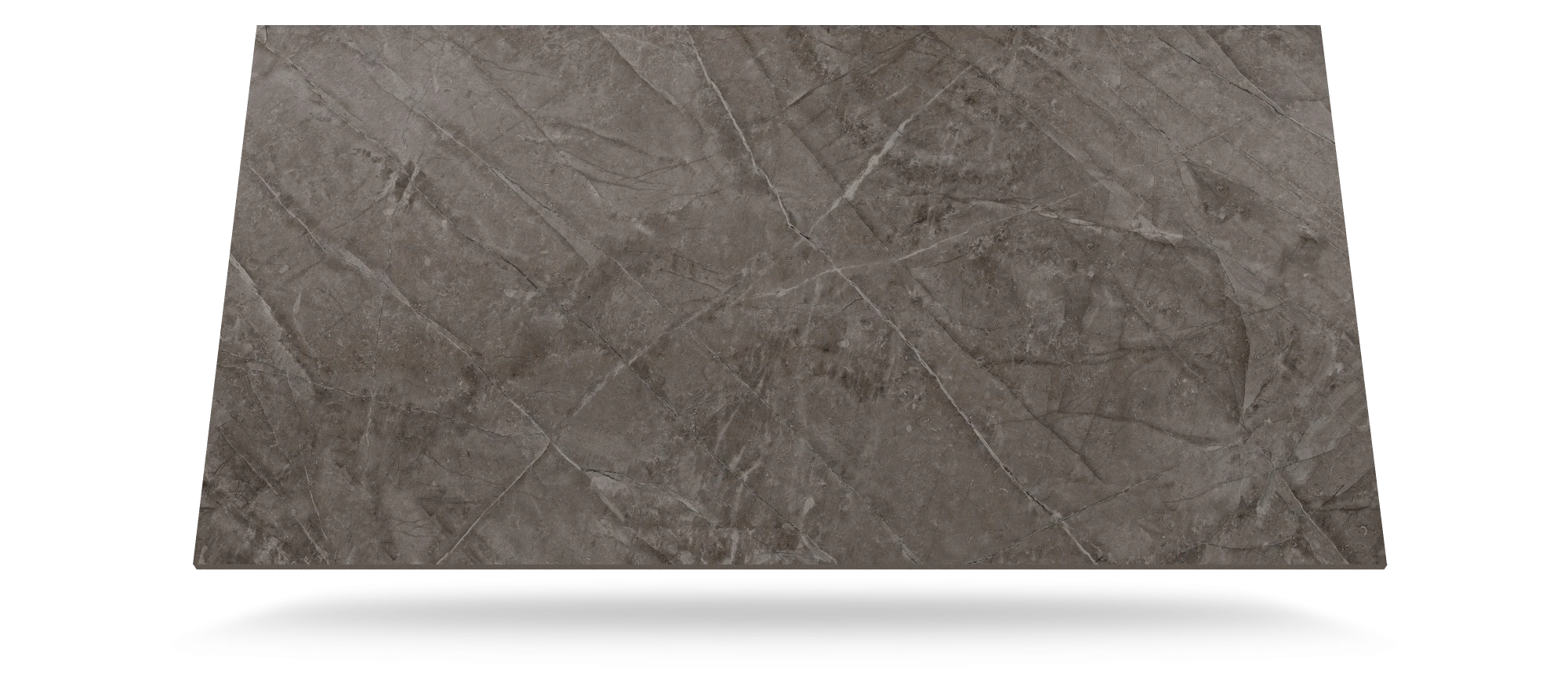 Dekton Kira slab with dramatic gray marble veining and polished finish — premium dekton kitchen countertops by Signature Stone Las Vegas
