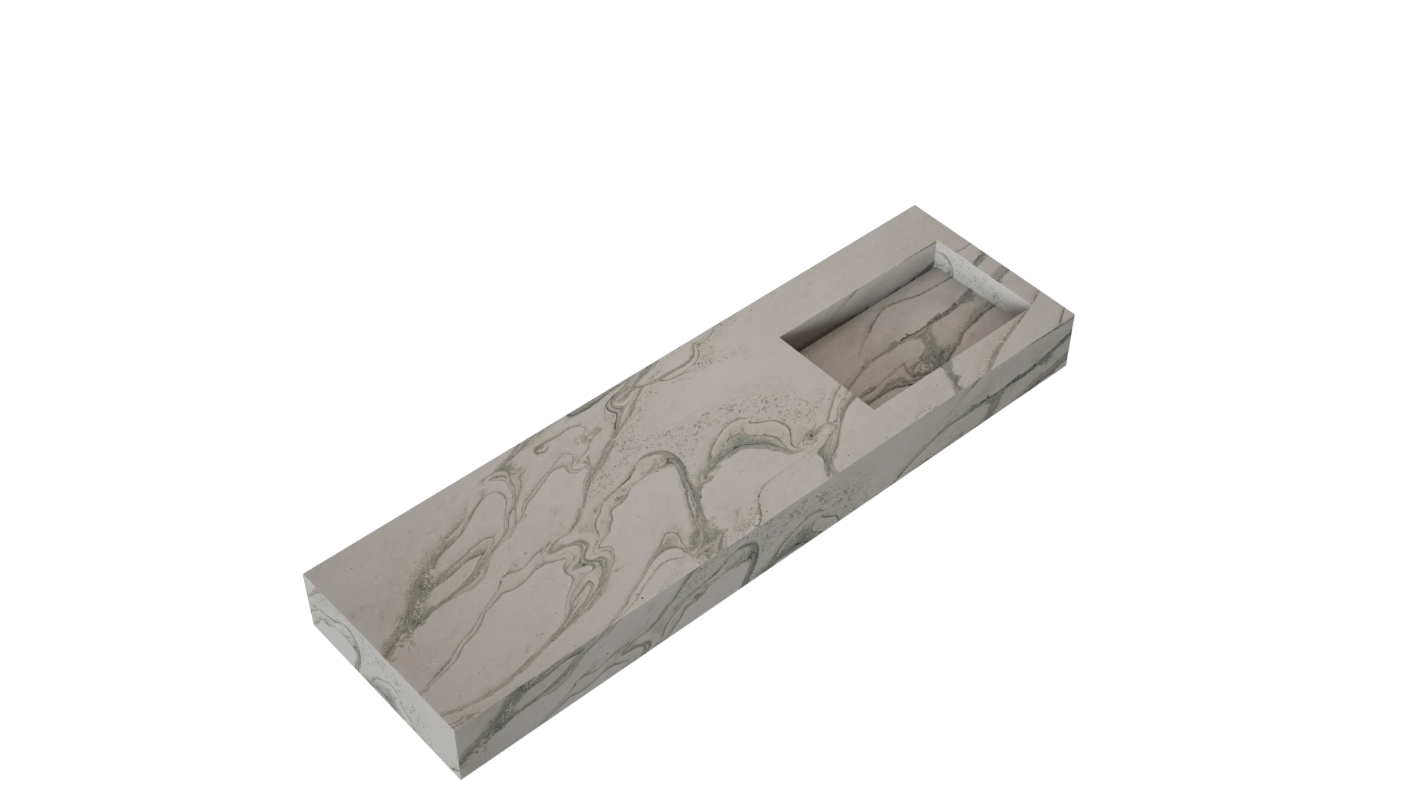 Dekton Liquid Sky slab with flowing gray veining and polished finish — premium dekton countertops installed by Signature Stone Las Vegas
