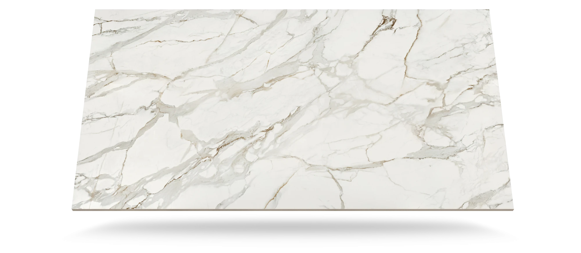 Dekton Lucid slab with white marble-look veining and polished finish — premium dekton countertops installed by Signature Stone Las Vegas