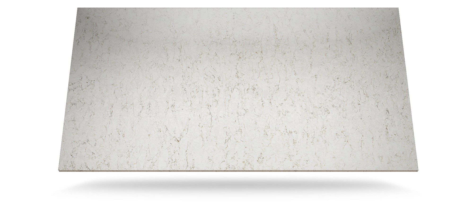 Silestone Lusso quartz slab with creamy white base and subtle gray veining — premium quartz countertops near me by Signature Stone Las Vegas