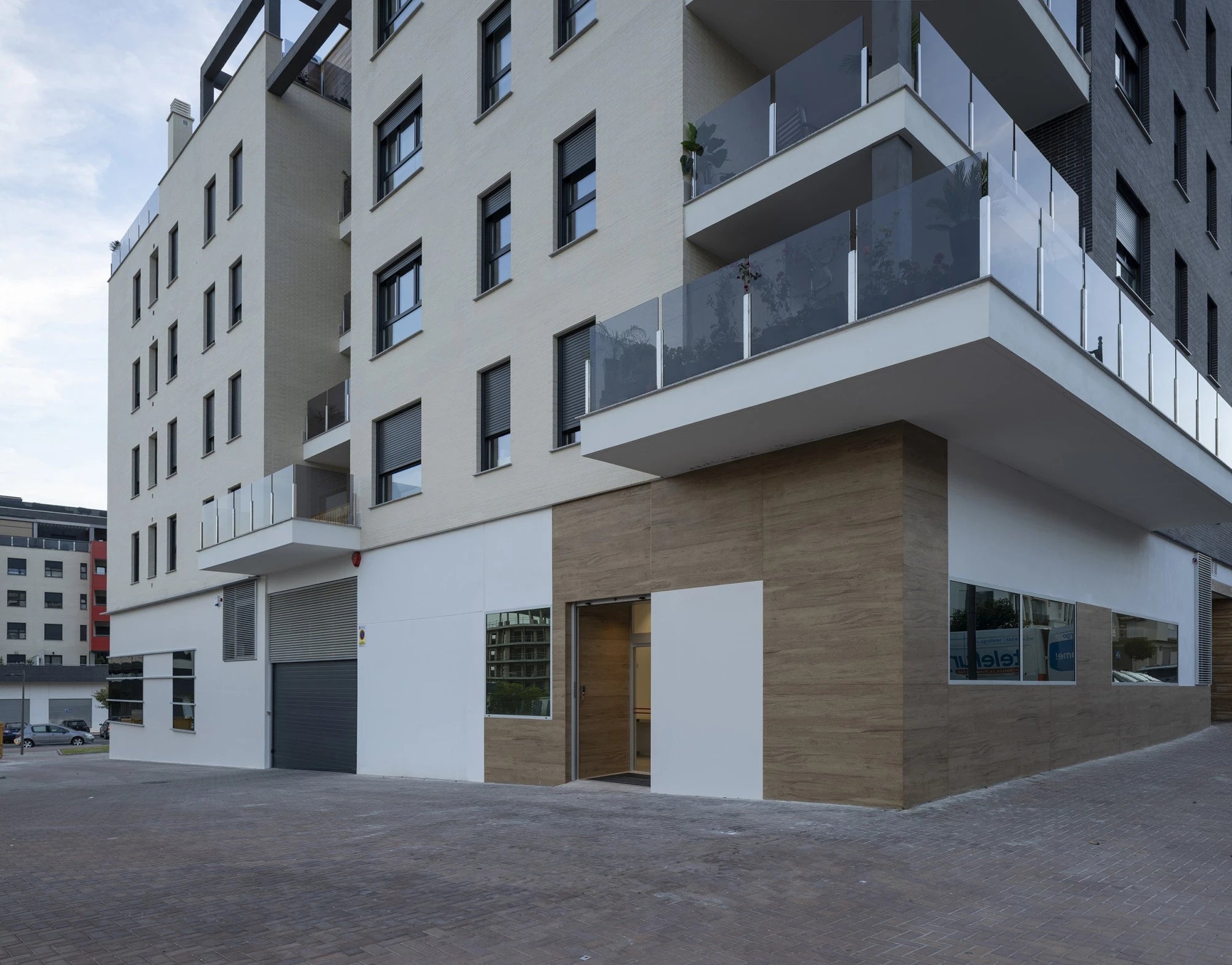 Dekton Moone exterior wall cladding with light gray finish and modern architectural design — dekton countertops installed by Signature Stone Las Vegas
