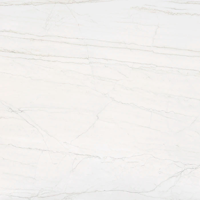 Dekton Neural slab surface with soft white base and subtle gray veining throughout — premium dekton countertops installed by Signature Stone Las Vegas