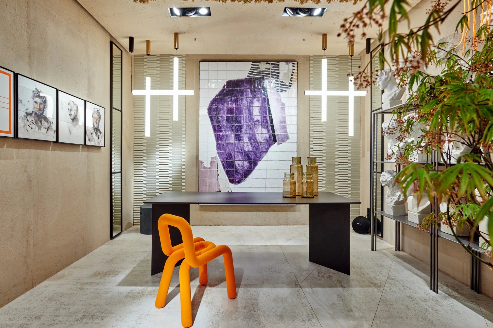 Dekton Nilium countertop surface with purple and white veining pattern — premium dekton kitchen countertops by Signature Stone Las Vegas
