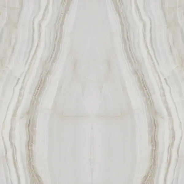 Onyx Wave slab with flowing beige and cream veining patterns — premium countertop fabrication by Signature Stone Las Vegas