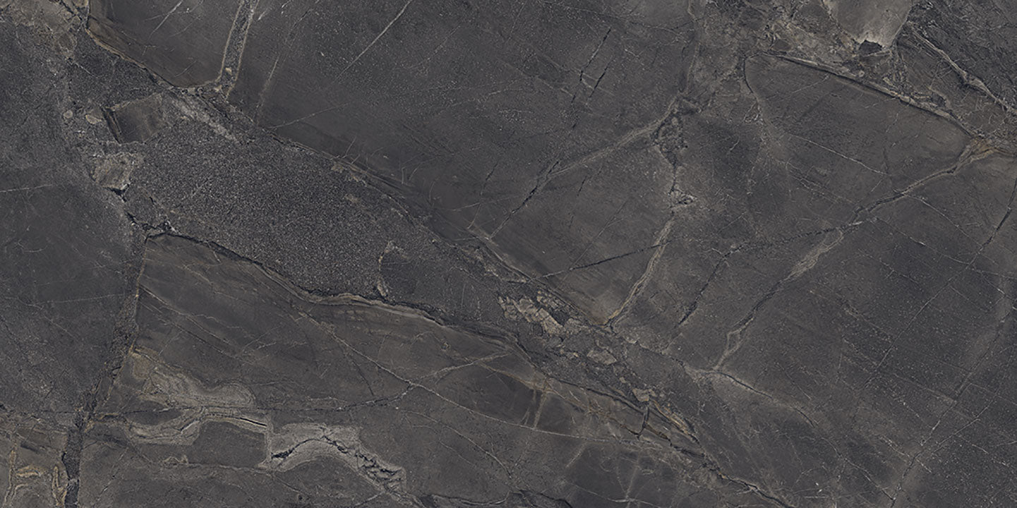 Pietra Rustica stone surface with dark charcoal tones and natural veining patterns — ideal for custom countertops fabricated and installed by Signature Stone LV