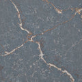 Silestone Parisien Bleu surface with blue-gray base and white copper veining — elegant quartz countertops installed by Signature Stone Las Vegas