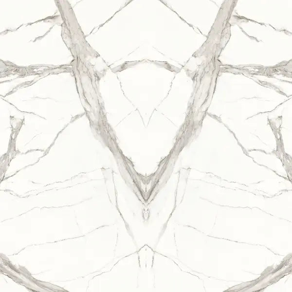 Statuario Premium marble surface with elegant white background and dramatic gray veining — luxury stone countertops installed by Signature Stone Las Vegas