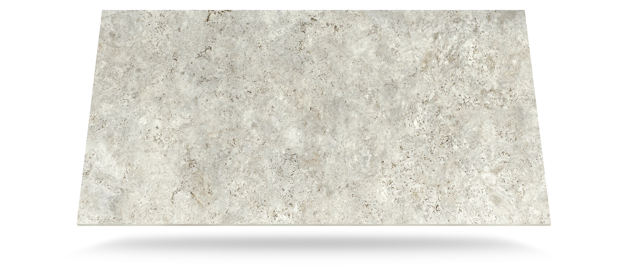 Dekton Sabbia slab with light gray surface featuring subtle beige veining and matte finish — premium dekton kitchen countertops by Signature Stone Las Vegas