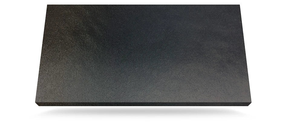 Dekton Sirius slab with dark charcoal finish and matte texture — premium dekton countertops installed by Signature Stone Las Vegas