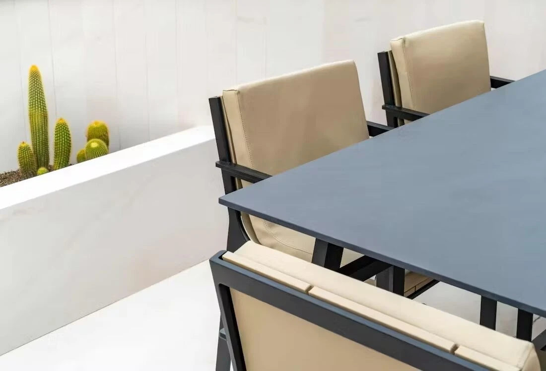 Dekton Sirius countertop surface with smooth matte gray finish and clean edge detail — premium dekton kitchen countertops by Signature Stone Las Vegas