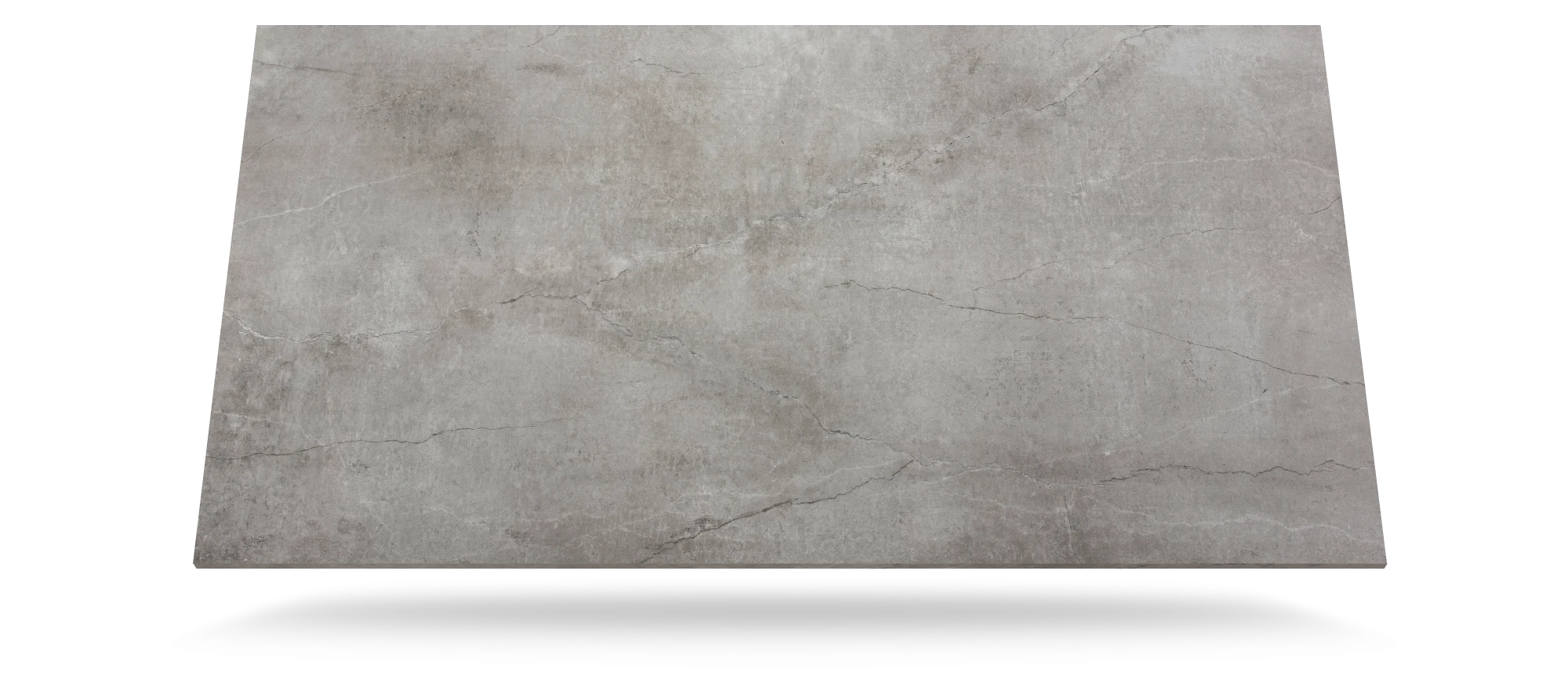 Dekton Soke slab surface with gray concrete-like finish and subtle veining — premium dekton kitchen countertops by Signature Stone Las Vegas