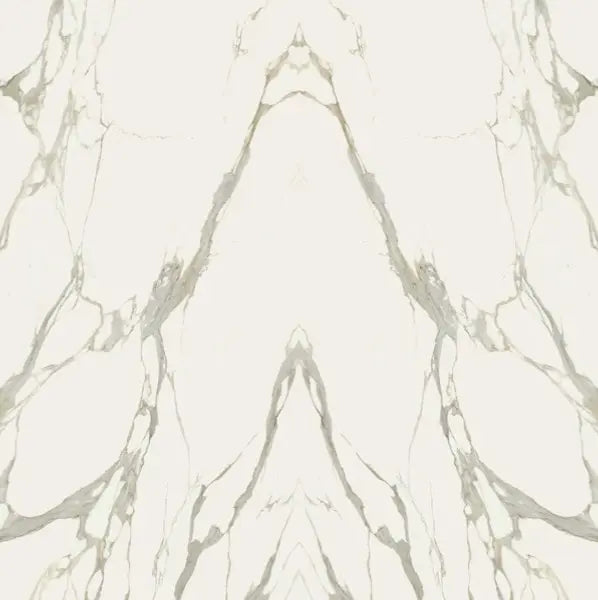 Statuario Michelangelo marble surface with dramatic white background and bold gray veining — custom countertops fabricated and installed by Signature Stone LV