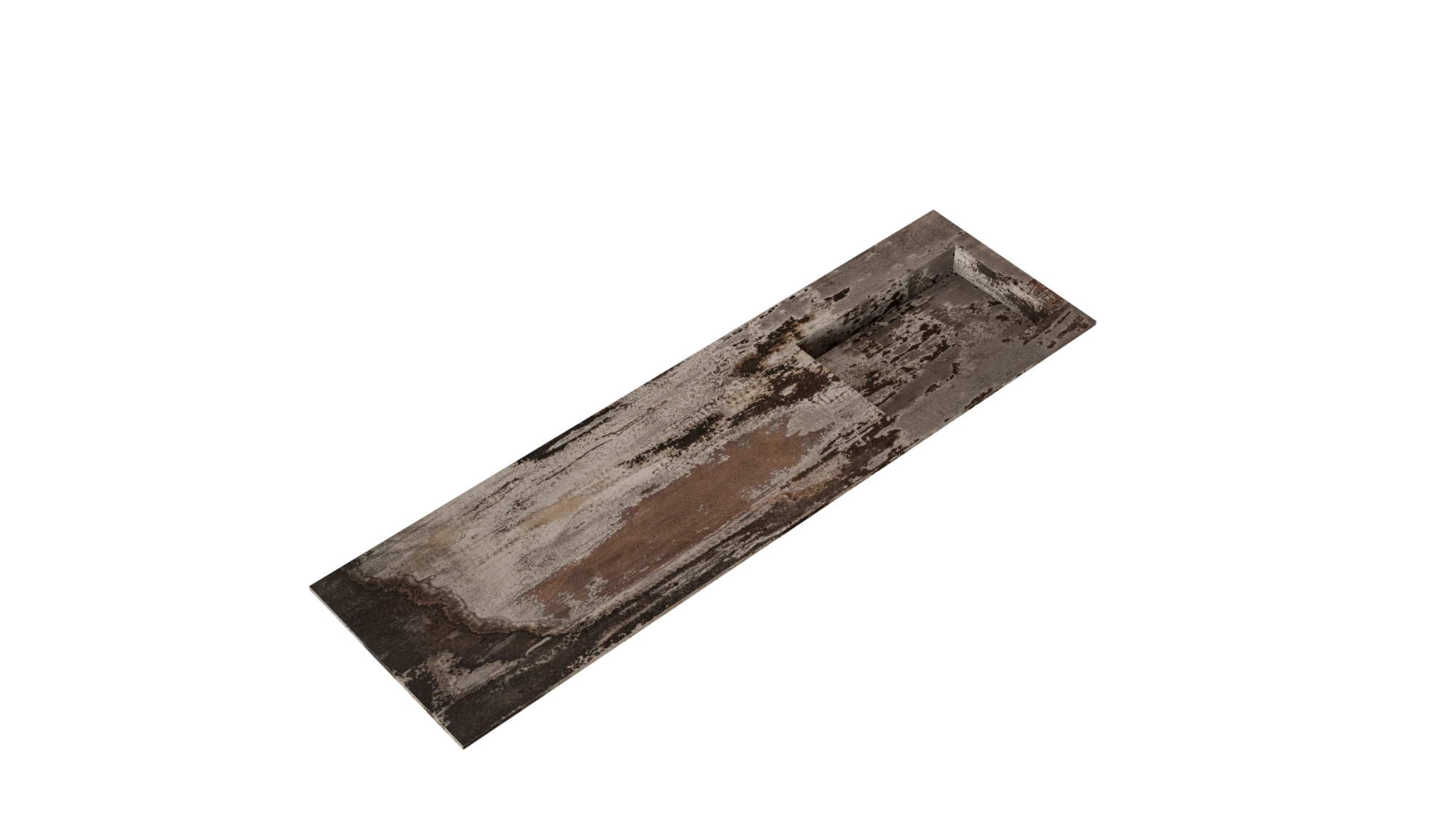 Dekton Trilium slab with weathered wood-look finish in brown and gray tones — premium dekton countertops installed by Signature Stone Las Vegas