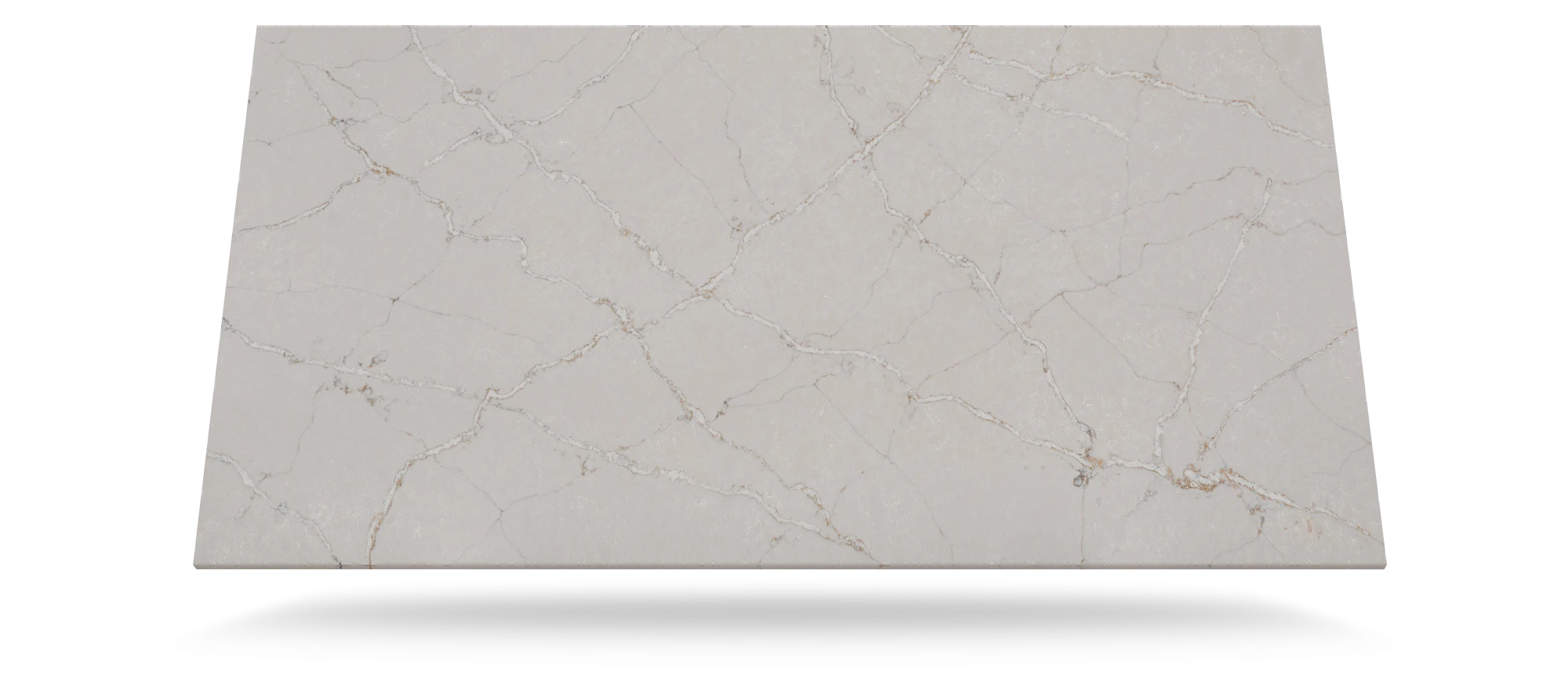 Silestone Victorian Silver quartz slab with light gray background and subtle white veining — premium quartz countertops near me by Signature Stone Las Vegas