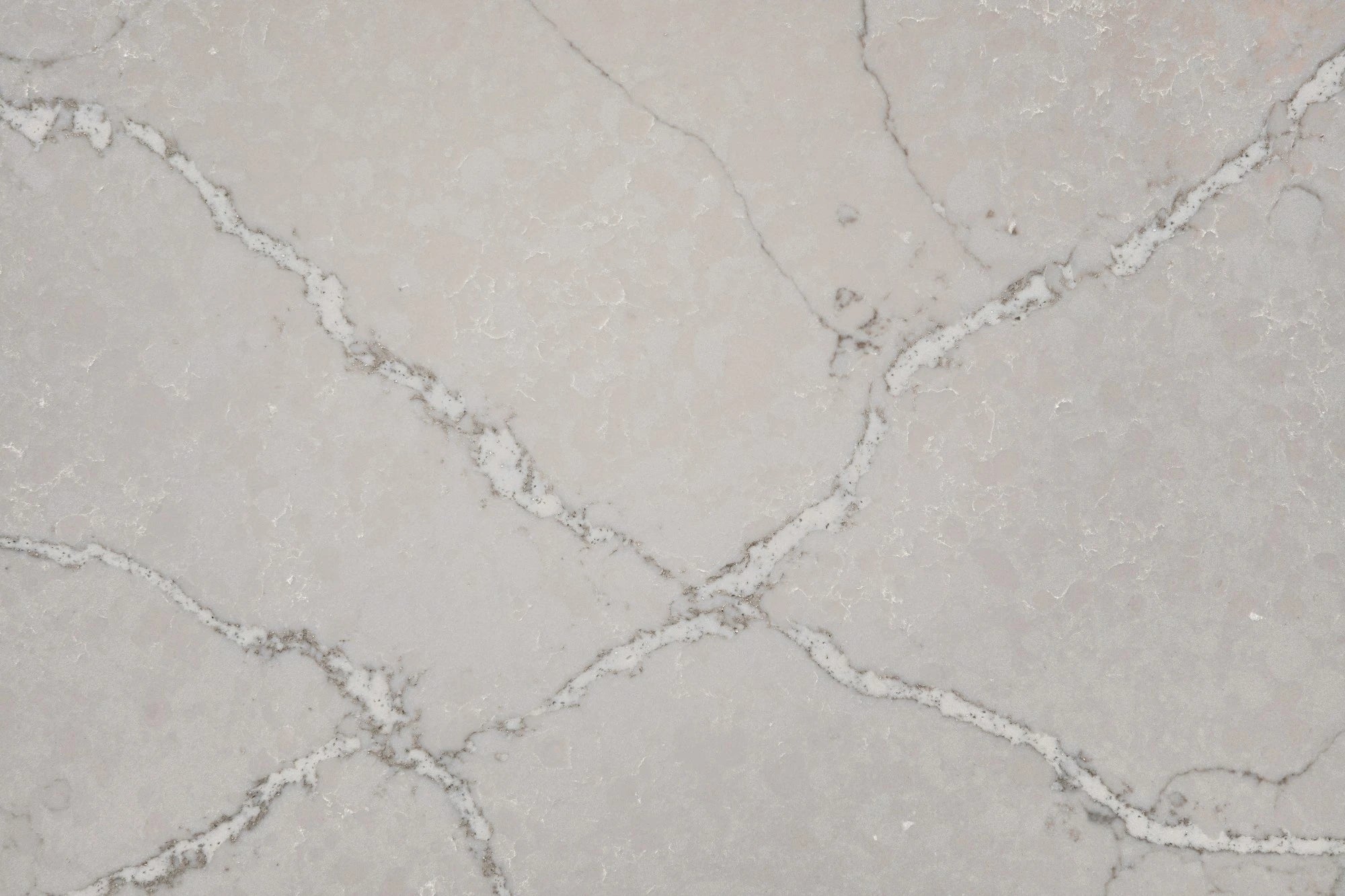 Silestone Victorian Silver quartz surface with soft gray veining and polished finish — premium quartz countertops installed by Signature Stone Las Vegas