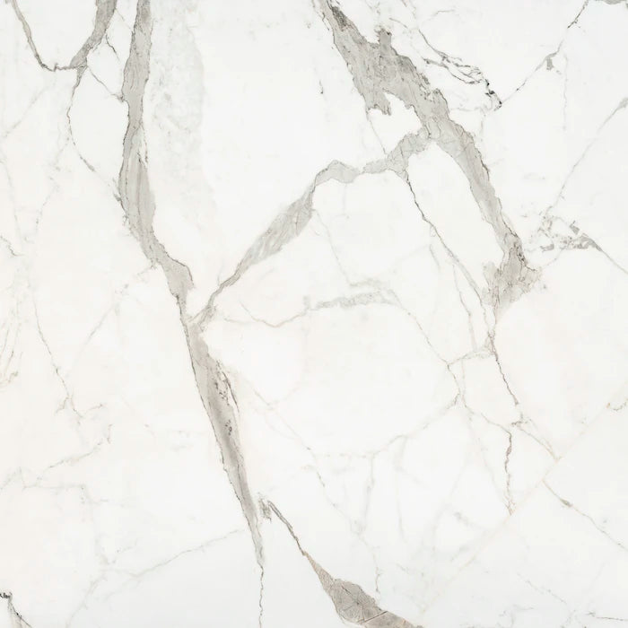Dekton Vigil slab surface with white base and gray veining pattern — premium dekton countertops installed by Signature Stone Las Vegas