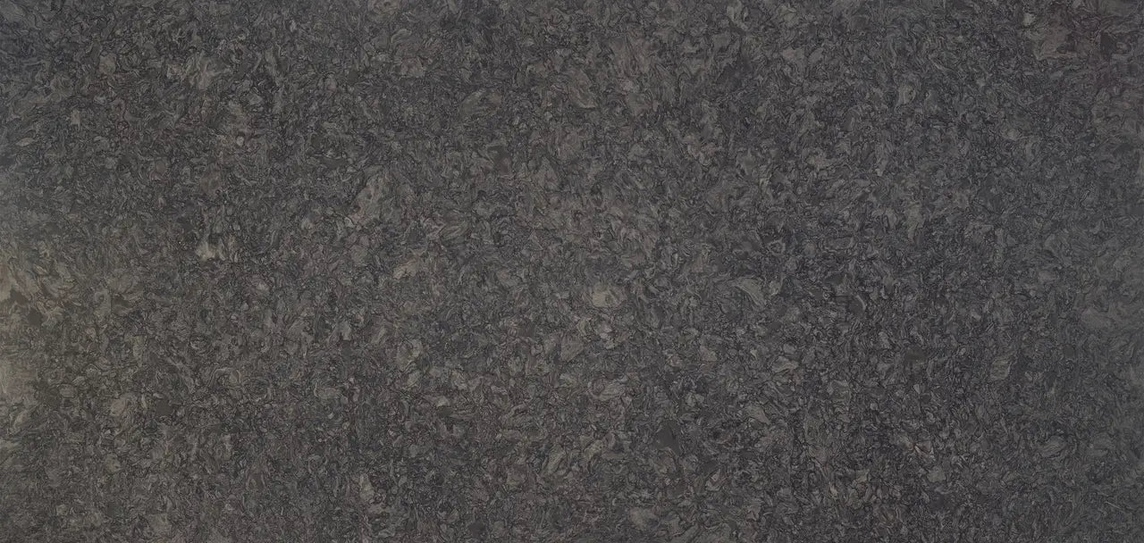 Ashbourne Matte quartz slab with dark charcoal finish and subtle natural veining — premium stone countertops installed by Signature Stone Las Vegas