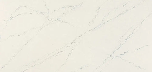 Berkshire Steel Sculpted quartz slab with cream base and gray veining — custom countertops fabricated and installed by Signature Stone LV