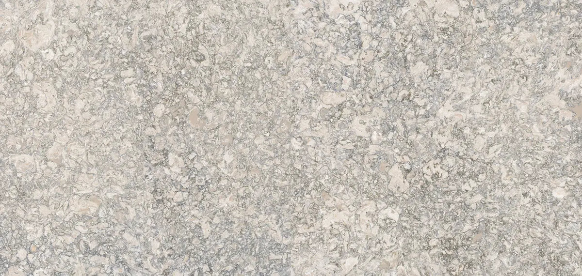 Natural stone surface with beige and gray speckled pattern and smooth polished finish — professional countertop fabrication by Signature Stone Las Vegas