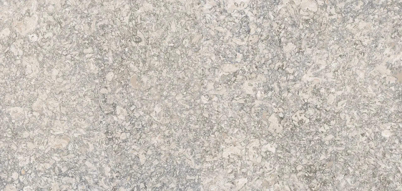 Natural stone surface with beige and gray speckled pattern and smooth polished finish — professional countertop fabrication by Signature Stone Las Vegas