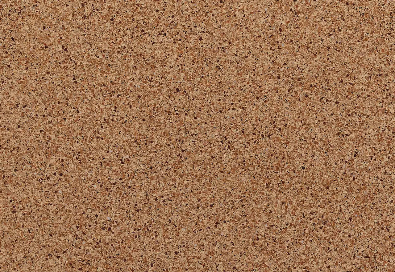 Burton Brown quartz surface with warm brown tones and speckled finish — premium stone countertops installed by Signature Stone Las Vegas