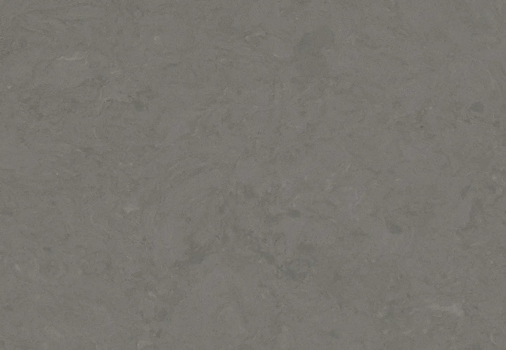 Quartz surface with smooth gray finish and subtle veining — professional countertop fabrication by Signature Stone Las Vegas