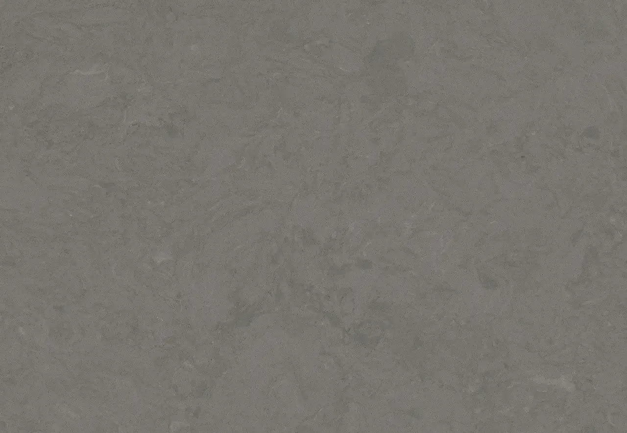 Quartz surface with smooth gray finish and subtle veining — professional countertop fabrication by Signature Stone Las Vegas