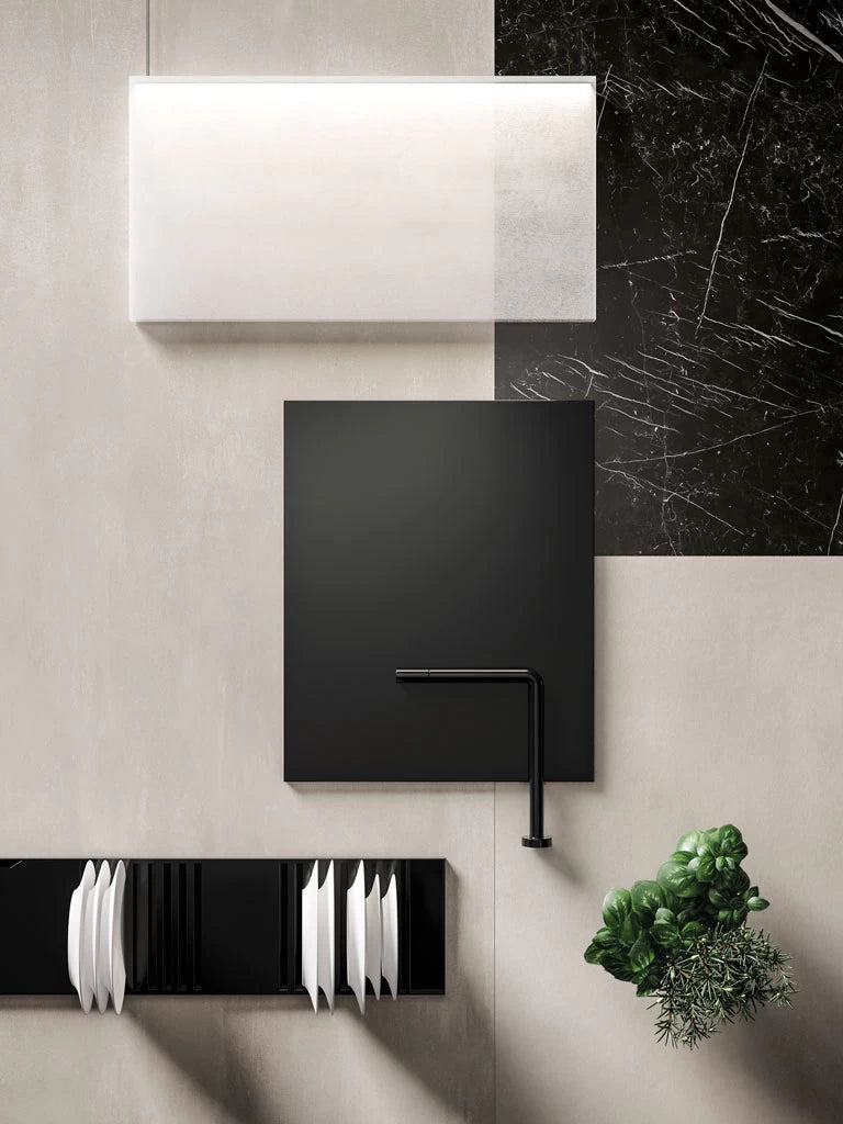 White quartz surface with sleek modern design and matte finish — custom countertops fabricated and installed by Signature Stone LV