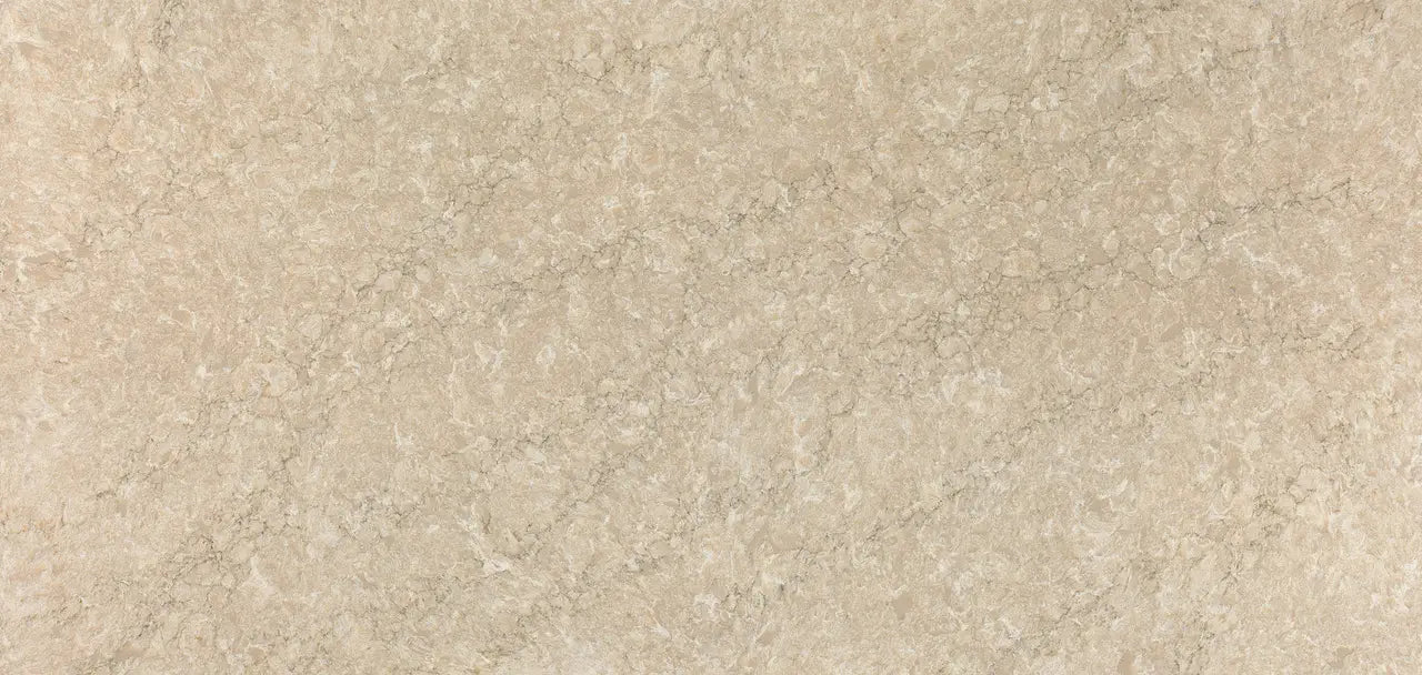 Copeland limestone slab with warm beige tones and subtle natural veining — premium stone countertops installed by Signature Stone Las Vegas