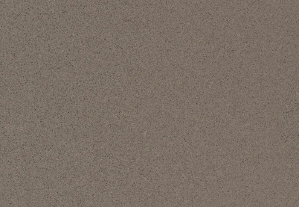 Devon quartz surface with warm taupe color and subtle speckled finish — premium stone countertops installed by Signature Stone Las Vegas