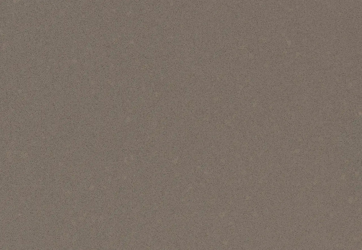 Devon quartz surface with warm taupe color and subtle speckled finish — premium stone countertops installed by Signature Stone Las Vegas