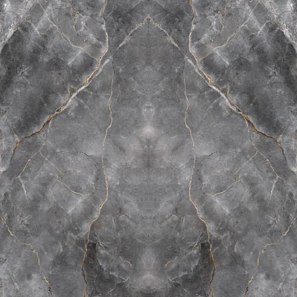 Fior Di Bosco marble surface with gray tones and golden veining in symmetrical pattern — premium countertop fabrication by Signature Stone Las Vegas
